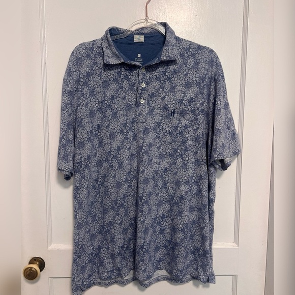 JOHNNIE-O Grover Floral Pocket Polo Size XL - Picture 1 of 4